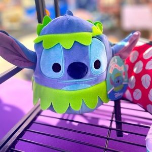 NWT Squishmallow Stitch Luau /Hula outfit